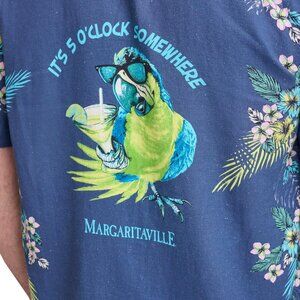 Men's Margaritaville Tropical Island Reserve Button Down Shirt- Size Small NWT